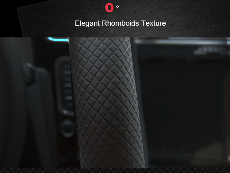 Universal Leather Car Steering Wheel Cover 5 Universal Leather Car Steering Wheel Cover - Image 5