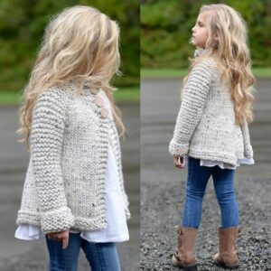 Girls Cardigan Sweater