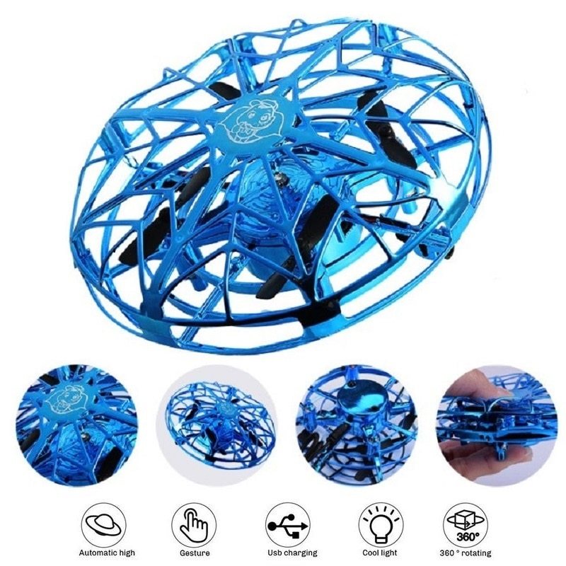 Flying Helicopter Mini Drone UFO RC Drone Infraed Induction 8 Flying Helicopter Mini Drone UFO RC Drone Infraed Induction - Image 8