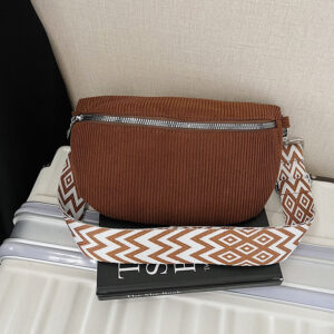Women's Fashionable Large-Capacity Canvas Crossbody Bag