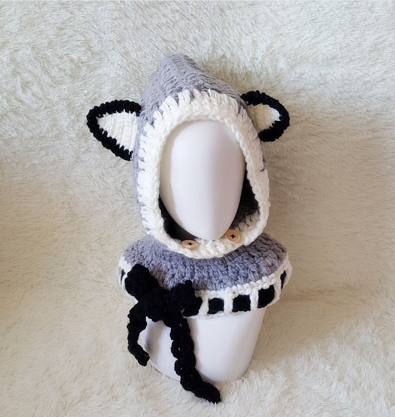 Children's Wool Knit Hat Hand-knitted warm Caps 3 Children's Wool Knit Hat Hand-knitted warm Caps - Image 3