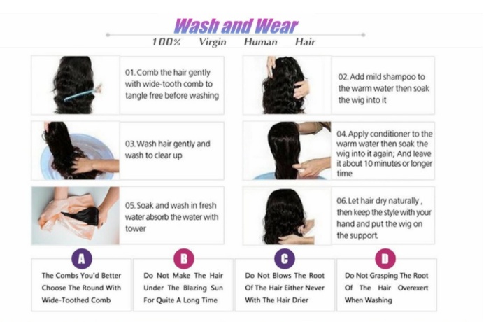 Human Hair Loose Deep Lace Frontal Wigs 13x4 Headgear 6 Human Hair Loose Deep Lace Frontal Wigs 13x4 Headgear - Image 6