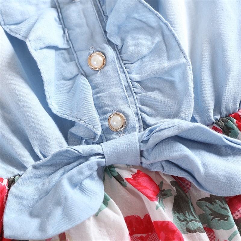 Children Sleeveless Denim Dresses 9 Children Sleeveless Denim Dresses - Image 9