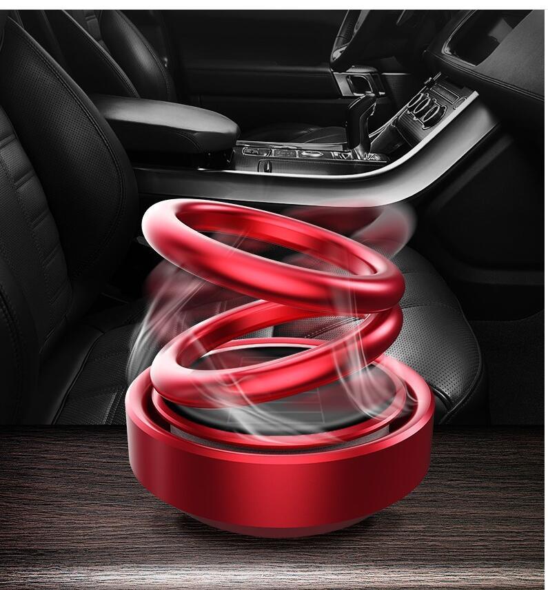Solar Auto Rotation Car Air Freshener Perfume Seat 1 Solar Auto Rotation Car Air Freshener Perfume Seat