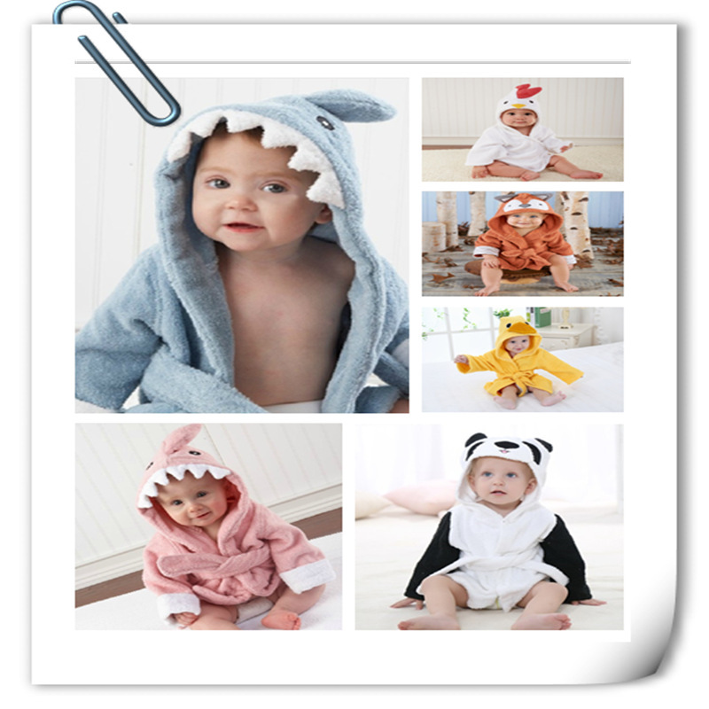 Children's Hooded Absorbent Bathrobe 8 Children's Hooded Absorbent Bathrobe - Image 8