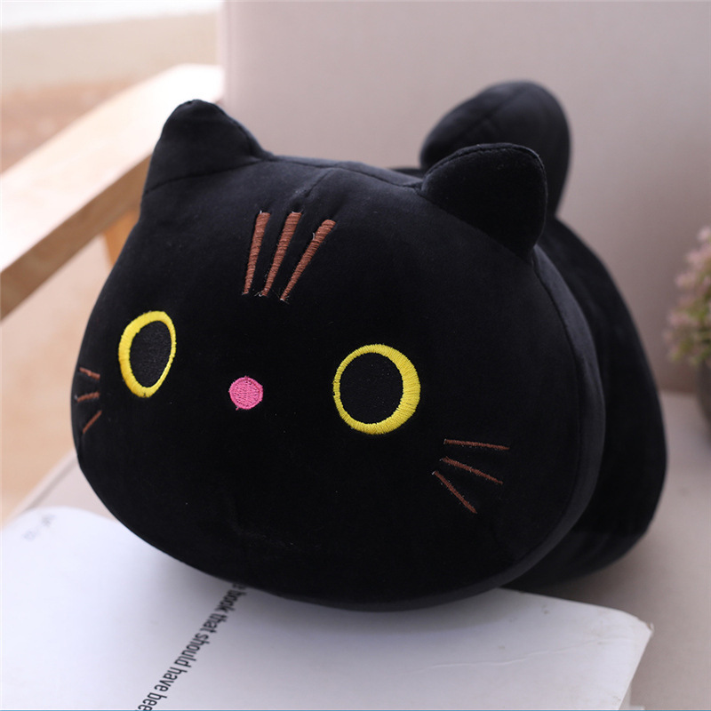 Cat Shaped Stuffed Plush Toy 10 Cat Shaped Stuffed Plush Toy - Image 10