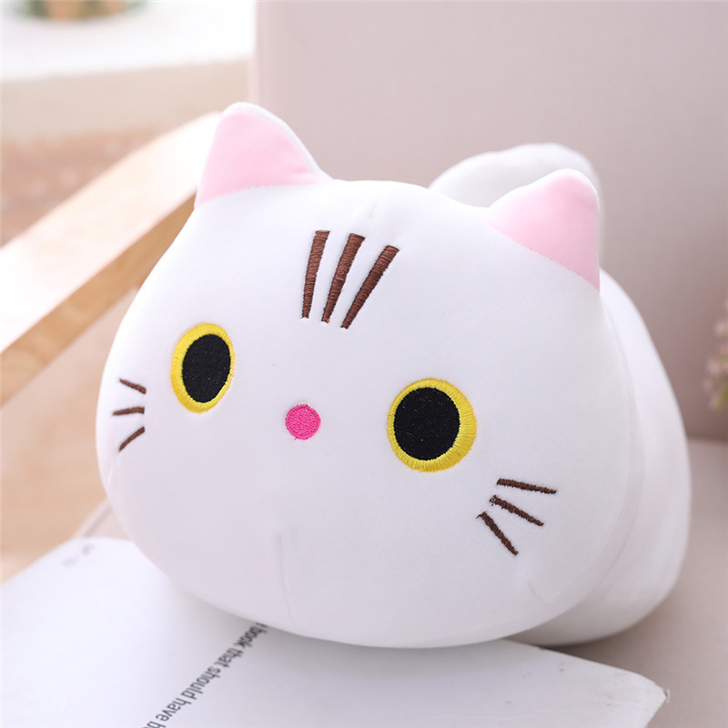 Cat Shaped Stuffed Plush Toy 8 Cat Shaped Stuffed Plush Toy - Image 8