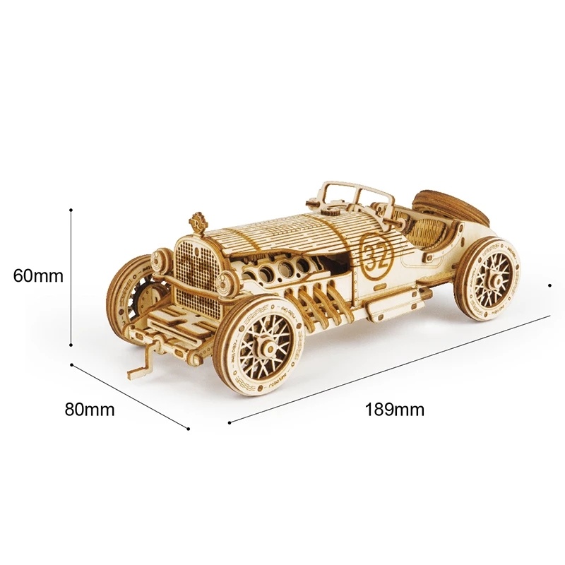 Car 3D Wooden Puzzle Game Children's Toys 4 Car 3D Wooden Puzzle Game Children's Toys - Image 4