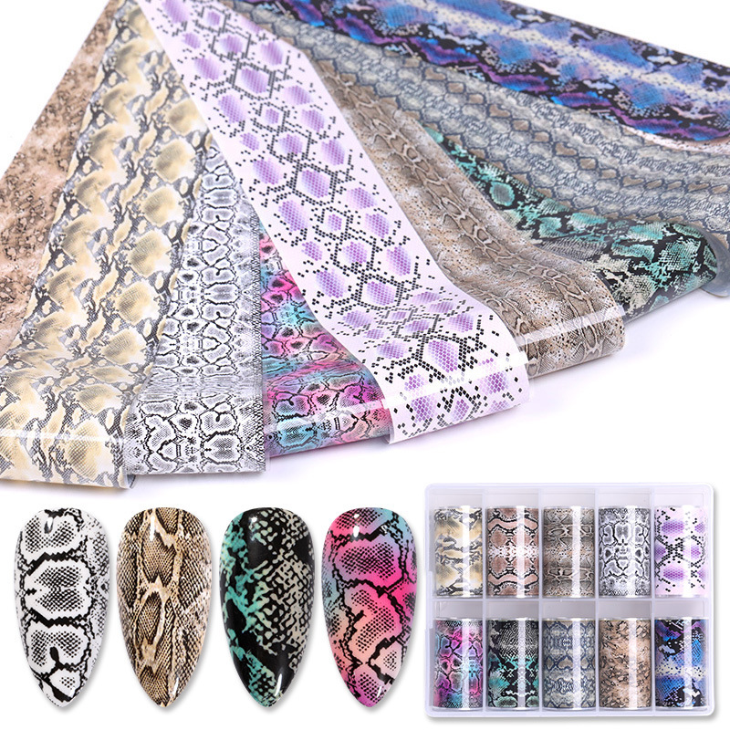 Classic Manicure Nail Sticker Snake Star Set Sticker 2 Classic Manicure Nail Sticker Snake Star Set Sticker - Image 2