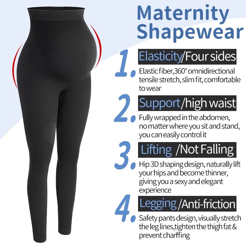 Maternity Leggings High Waist Pants Women Pregnancy Clothes 4 Maternity Leggings High Waist Pants Women Pregnancy Clothes - Image 4