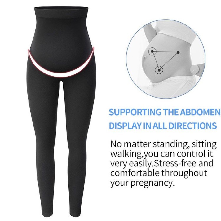Maternity Leggings High Waist Pants Women Pregnancy Clothes 8 Maternity Leggings High Waist Pants Women Pregnancy Clothes - Image 8