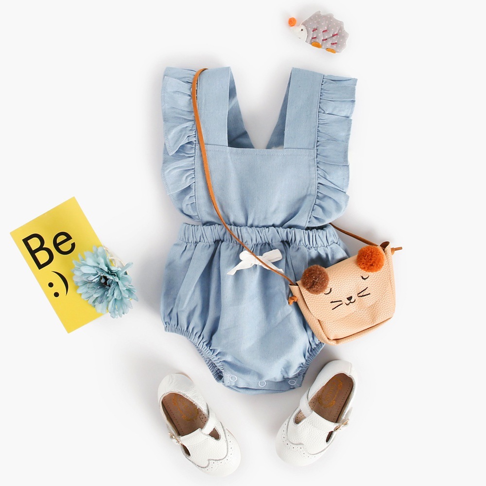 Denim Baby One Piece Body Suit 3 Denim Baby One Piece Body Suit - Image 3