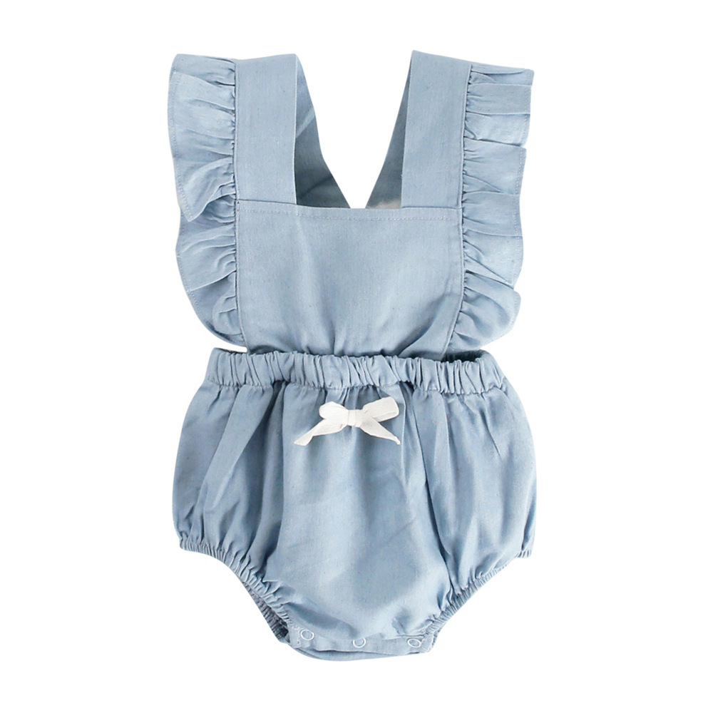 Denim Baby One Piece Body Suit 5 Denim Baby One Piece Body Suit - Image 5