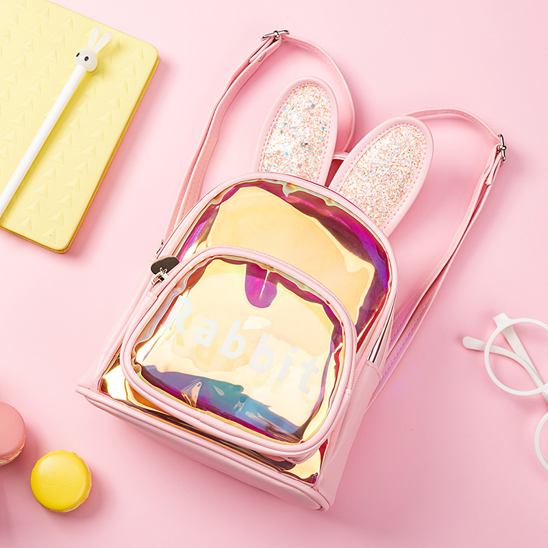 Girls' School Bag Transparent Backpack 3 Girls' School Bag Transparent Backpack - Image 3