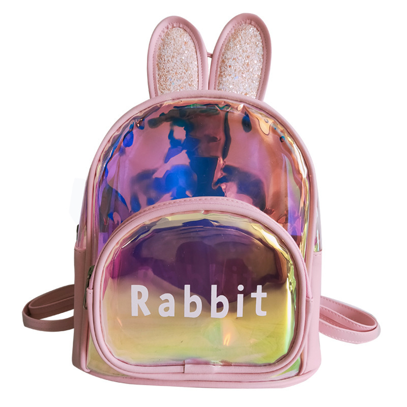 Girls' School Bag Transparent Backpack 4 Girls' School Bag Transparent Backpack - Image 4