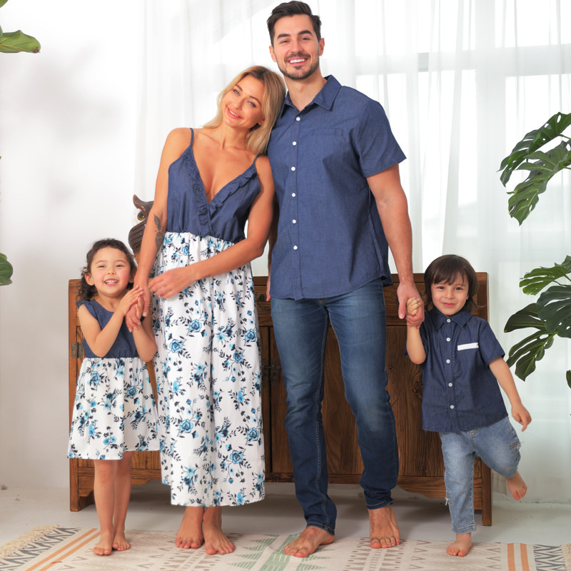 Family Matching Family Denim Skirt 3 Family Matching Family Denim Skirt - Image 3