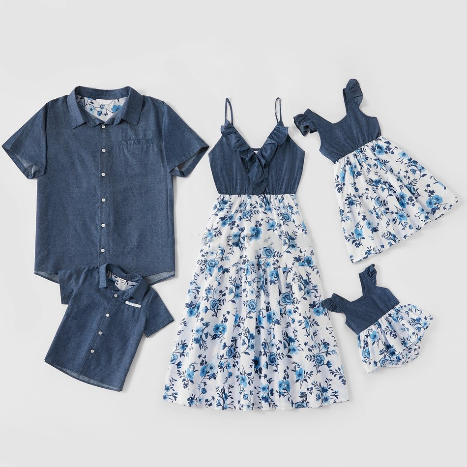 Family Matching Family Denim Skirt 1 Family Matching Family Denim Skirt