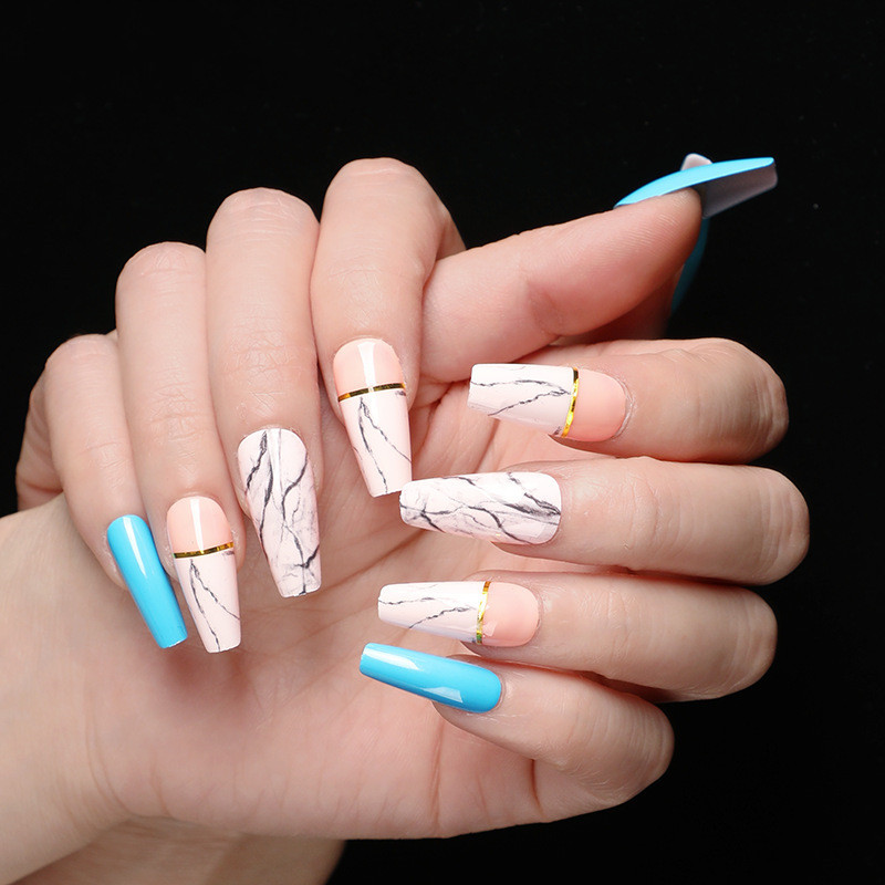 Ballet Coffin Fake Nails 1 Ballet Coffin Fake Nails