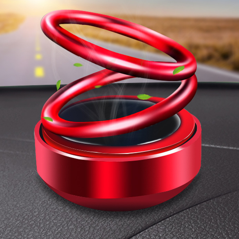 Solar Auto Rotation Car Air Freshener Perfume Seat 7 Solar Auto Rotation Car Air Freshener Perfume Seat - Image 7
