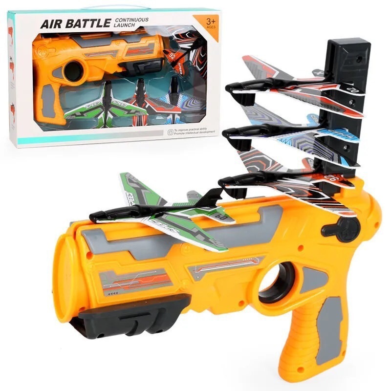 Kids Outdoor Hand Throwing Spin Glider Plane Launcher Toy 5 Kids Outdoor Hand Throwing Spin Glider Plane Launcher Toy - Image 5