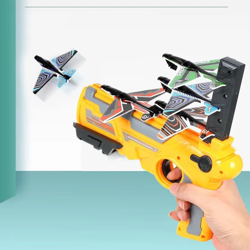 Kids Outdoor Hand Throwing Spin Glider Plane Launcher Toy 7 Kids Outdoor Hand Throwing Spin Glider Plane Launcher Toy - Image 7