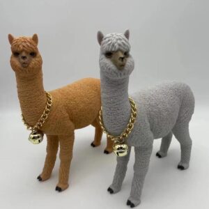 Portable Bluetooth Speakers Cartoon Alpaca Card
