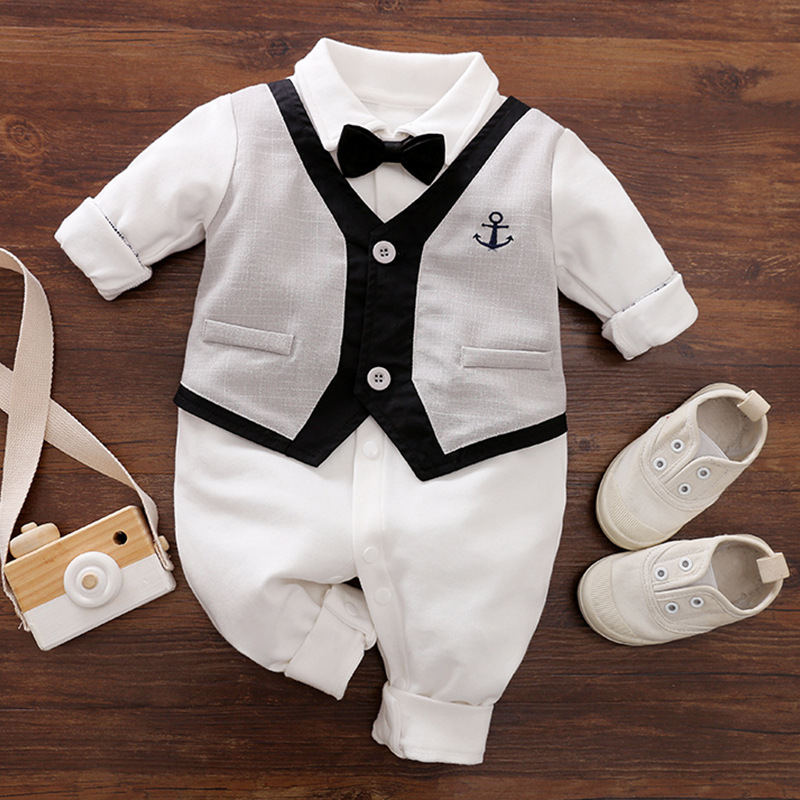Long-sleeved Baby Romper 3 Long-sleeved Baby Romper - Image 3