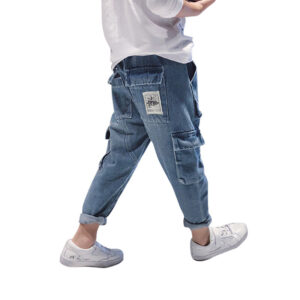Kids' Loose Harem Trousers Fleece Padded