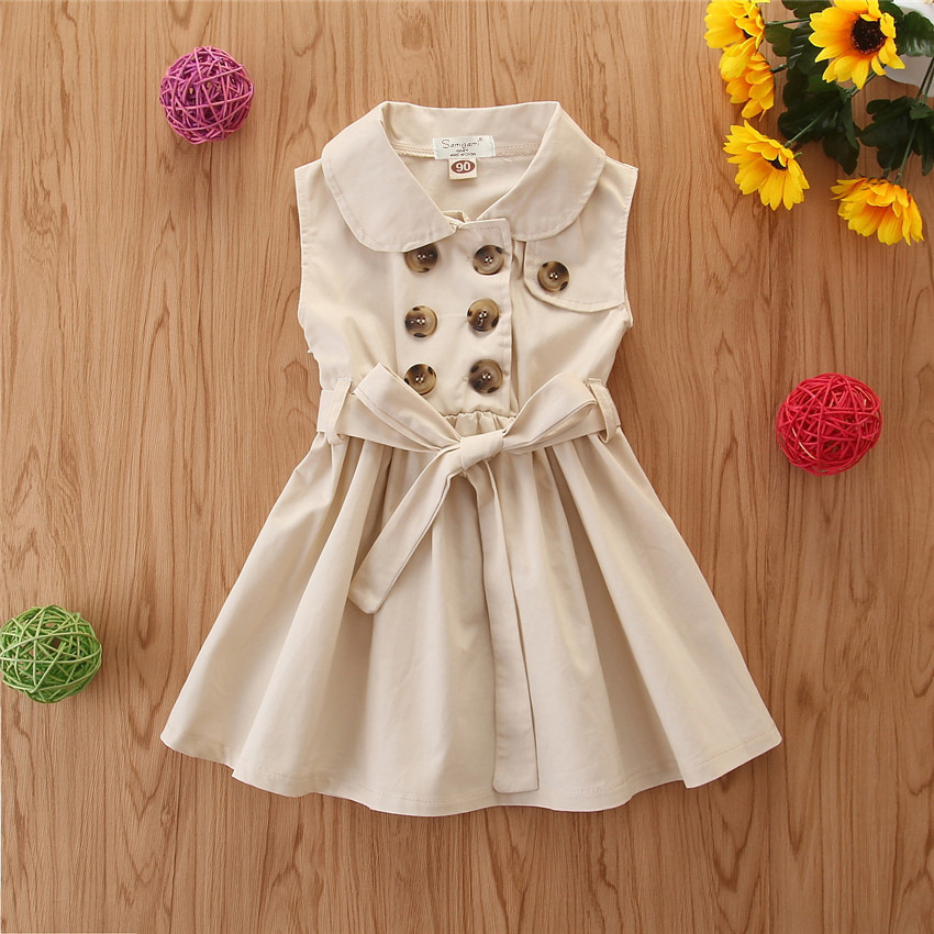 Baby Girl Dress, Princess Casual Sleeveless Clothing 1-6Y 4 Baby Girl Dress, Princess Casual Sleeveless Clothing 1-6Y - Image 4