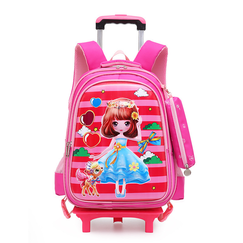 Trolley School Waterproof 3D Car Detachable Children Backpack 2 Trolley School Waterproof 3D Car Detachable Children Backpack - Image 2
