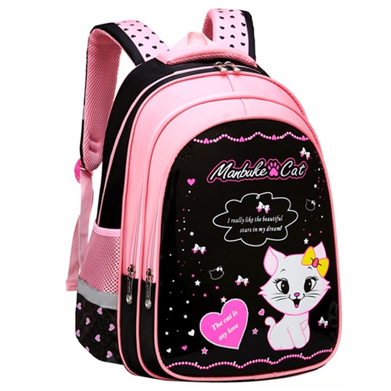 Kids School Cute Cat Print Backpack 5 Kids School Cute Cat Print Backpack - Image 5