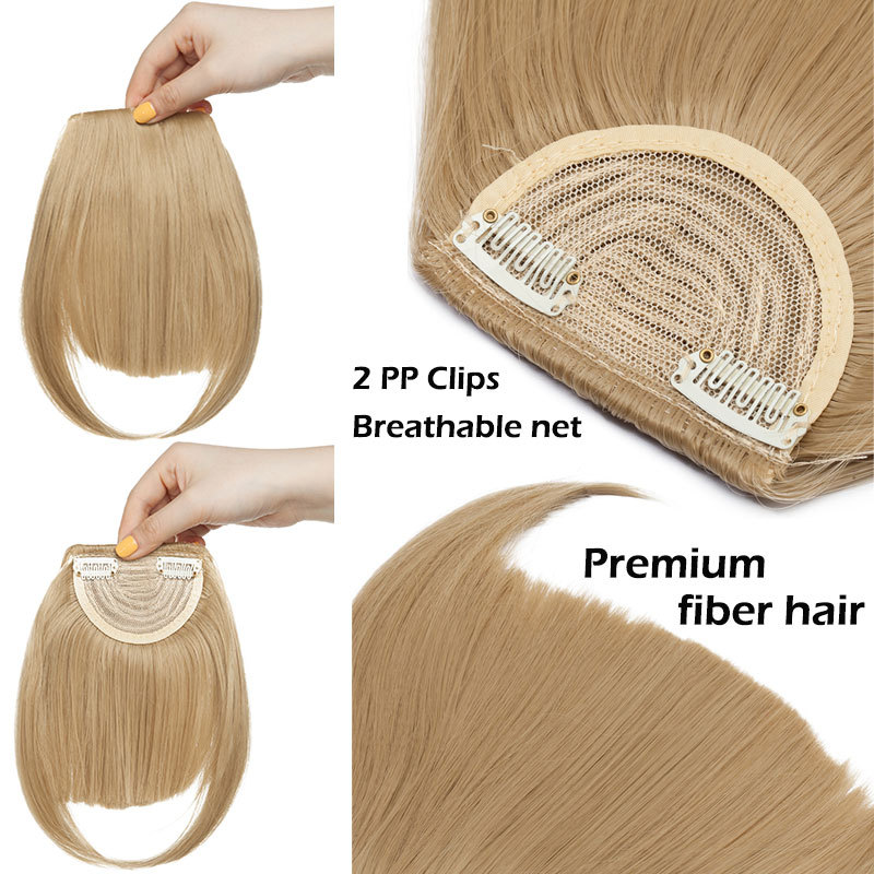 Hair Bangs Hairpiece Accessories Synthetic Fake Bangs 9 Hair Bangs Hairpiece Accessories Synthetic Fake Bangs - Image 9
