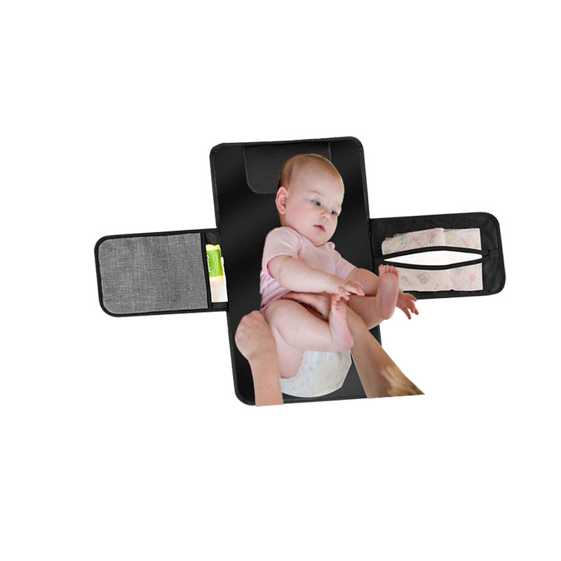 Baby Portable Foldable Washable Waterproof Travel Diaper Changing Mat 2 Baby Portable Foldable Washable Waterproof Travel Diaper Changing Mat - Image 2