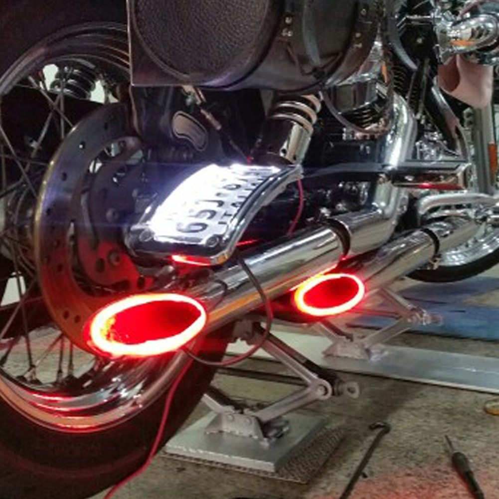 Motorcycle Exhaust LED Light 1 Motorcycle Exhaust LED Light