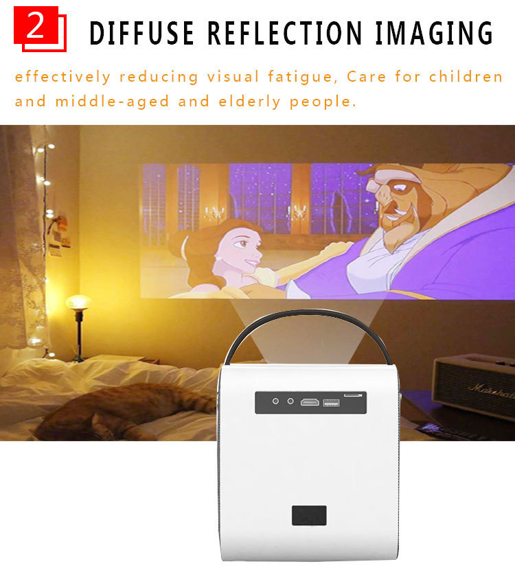 1080P High Definition Portable Projector 10 1080P High Definition Portable Projector - Image 10