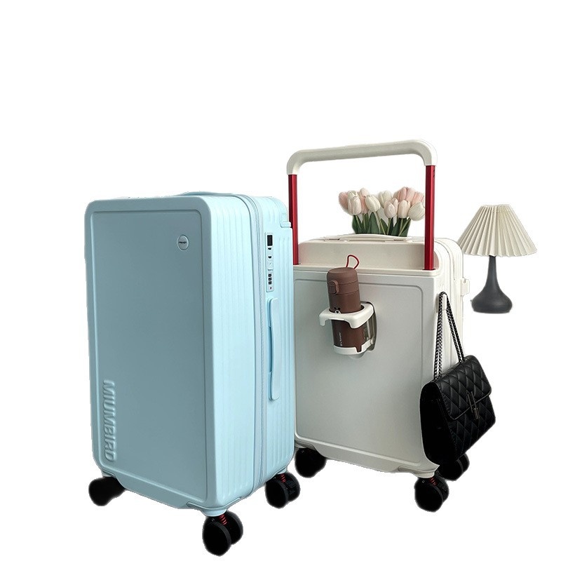 Wide Pull Rod Design Luggage Compartment, Large Capacity Luggage With Foldable Cup Holder And USB Interface 6 Wide Pull Rod Design Luggage Compartment, Large Capacity Luggage With Foldable Cup Holder And USB Interface - Image 6