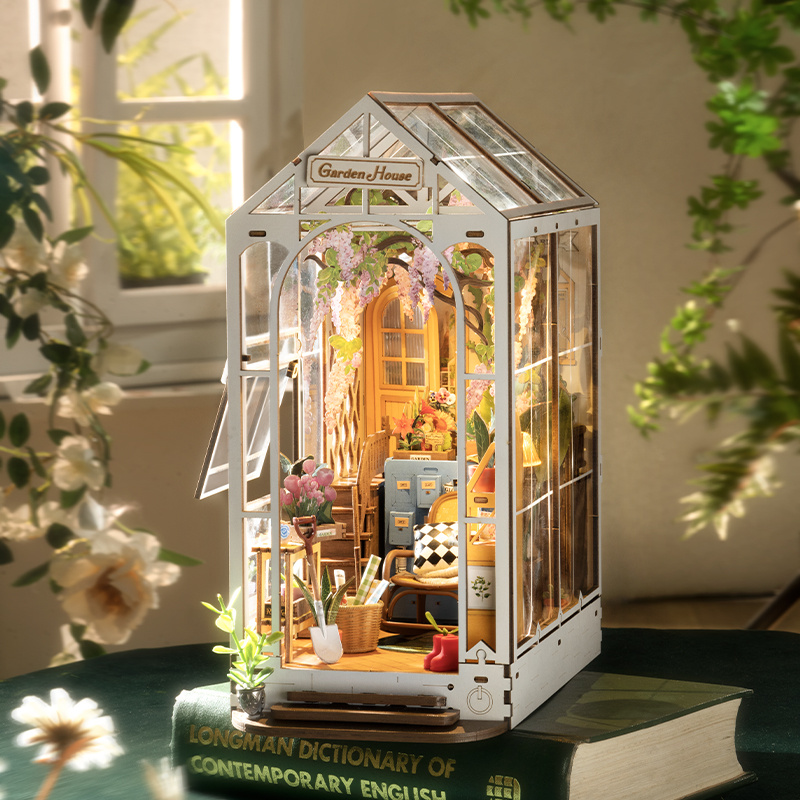 Robot Rolife Book Nooks Series Wooden Miniature House 9 Robot Rolife Book Nooks Series Wooden Miniature House - Image 9
