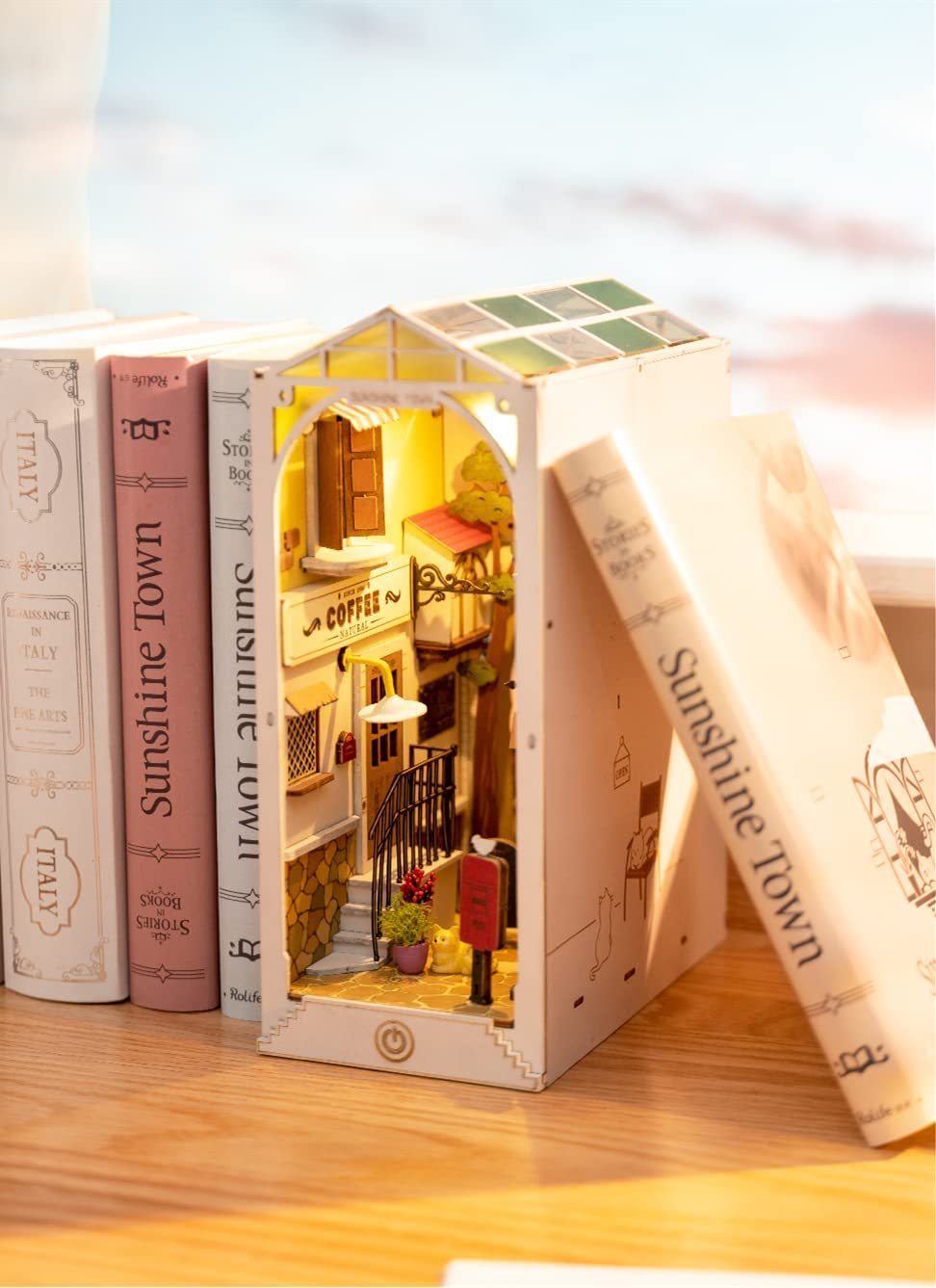 Robot Rolife Book Nooks Series Wooden Miniature House 3 Robot Rolife Book Nooks Series Wooden Miniature House - Image 3