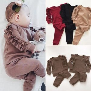 Newborn Baby Boys, Girls Jumper 2 Pcs Outfits