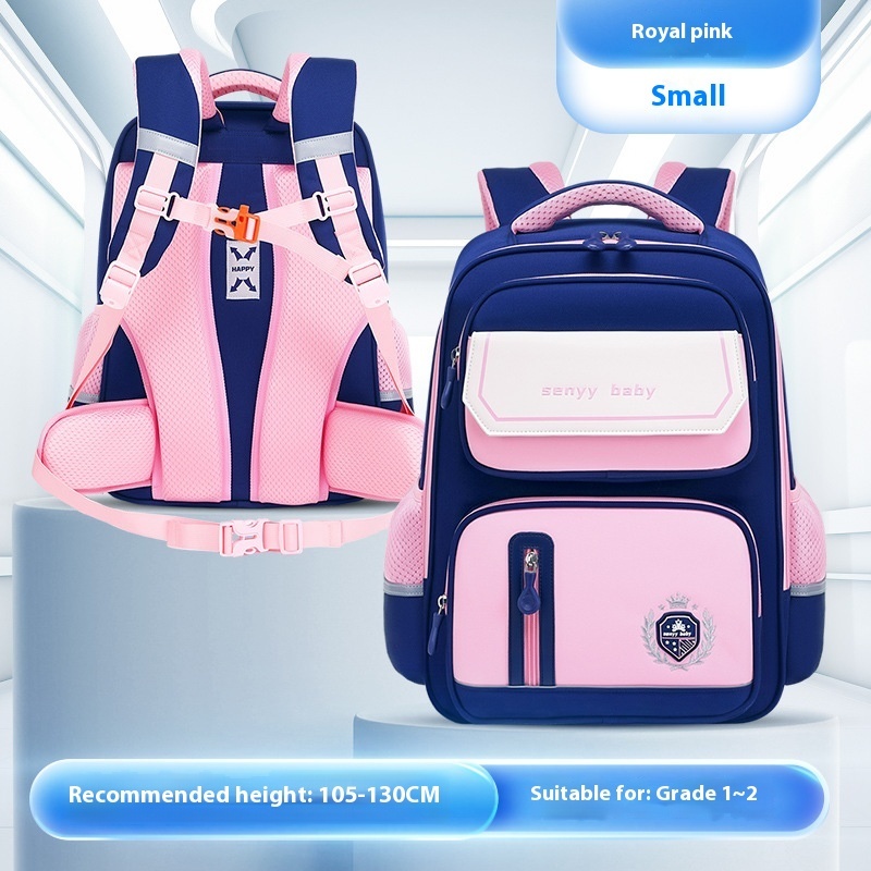 Children's Spine Protector Backpack Water-repellent Large Capacity School Bag 5 Children's Spine Protector Backpack Water-repellent Large Capacity School Bag - Image 5
