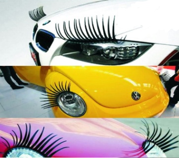 Headlight Eyelash Stickers - Pack of 2 1 Headlight Eyelash Stickers - Pack of 2