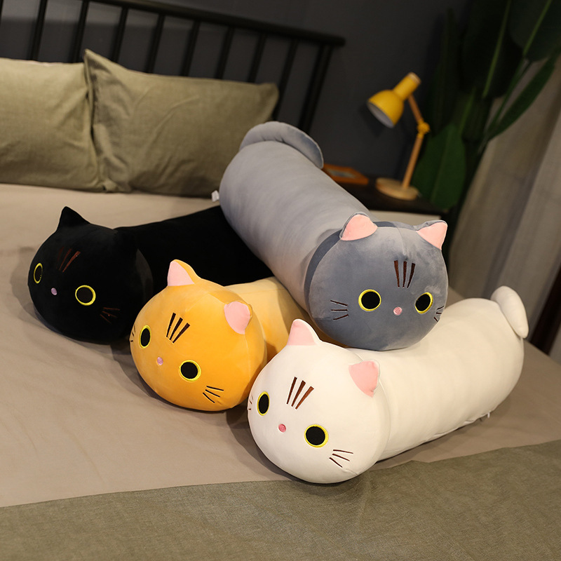 Cat Shaped Stuffed Plush Toy 6 Cat Shaped Stuffed Plush Toy - Image 6