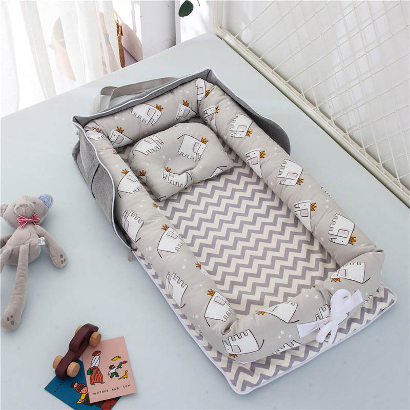 Portable Cotton Foldable Baby Bed 7 Portable Cotton Foldable Baby Bed - Image 7