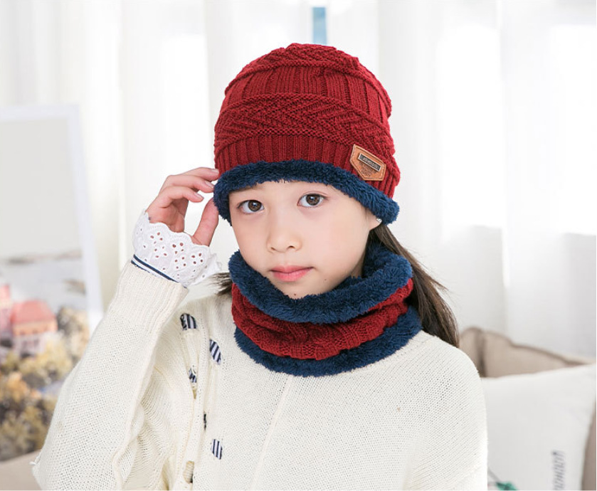 Children's Warm Knitted Hat 2 Children's Warm Knitted Hat - Image 2