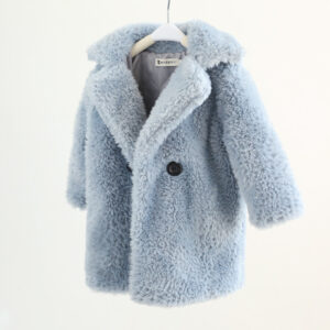 Big Kids Fur Coat