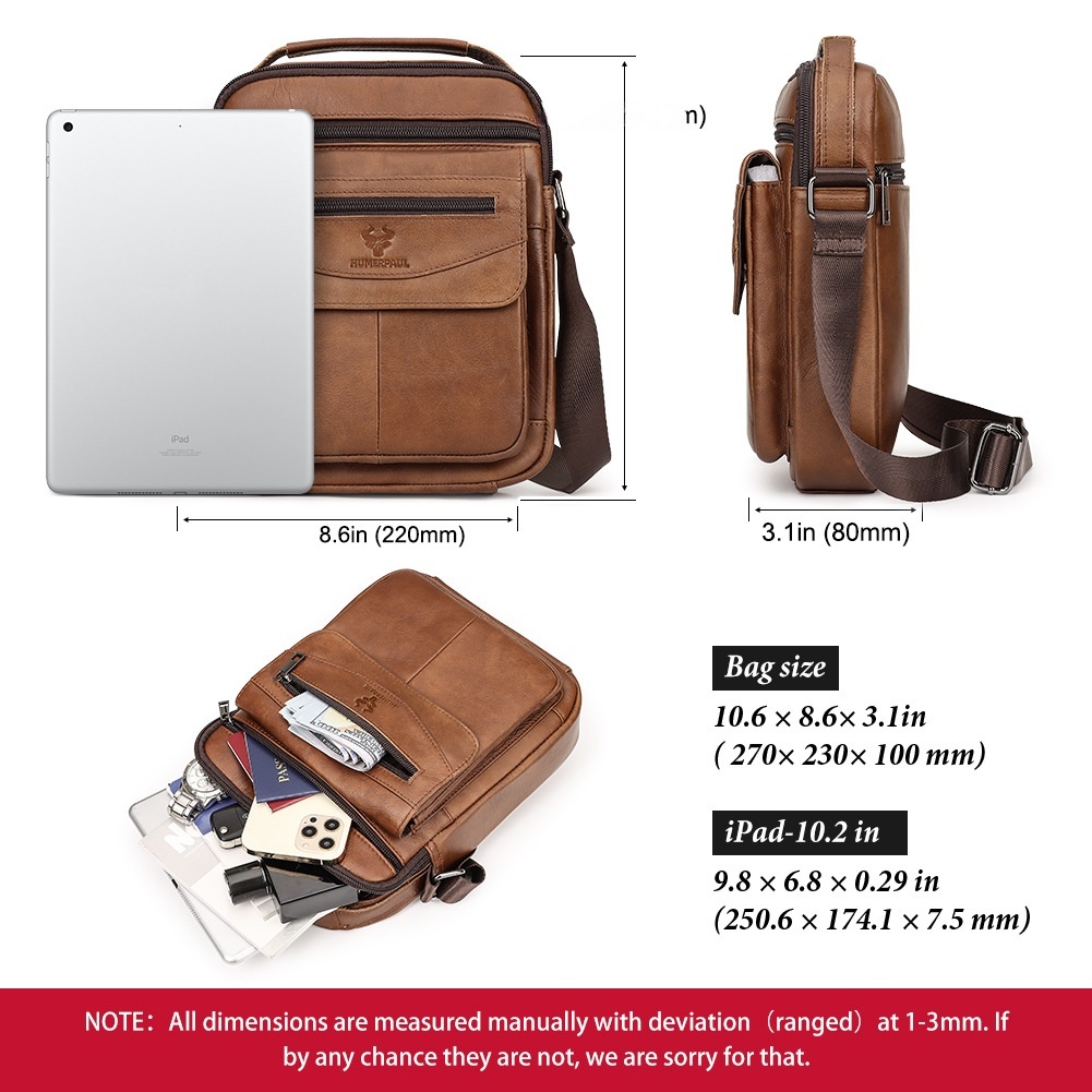 Casual Cross-border Men's Backpack Made From Full-grain Cowhide Leather 6 Casual Cross-border Men's Backpack Made From Full-grain Cowhide Leather - Image 6