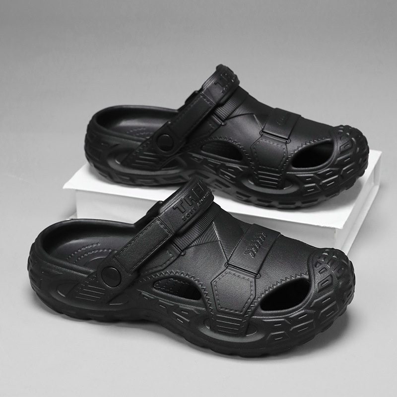Outdoor Non-Slip Soft-Soled Closed-Toe Beach Clog Shoes 2 Outdoor Non-Slip Soft-Soled Closed-Toe Beach Clog Shoes - Image 2