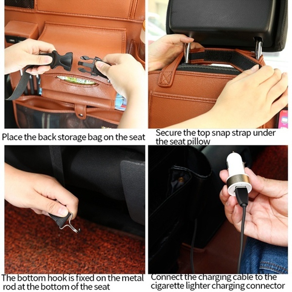Multifunctional Car Seat Storage Set 5 Multifunctional Car Seat Storage Set - Image 5