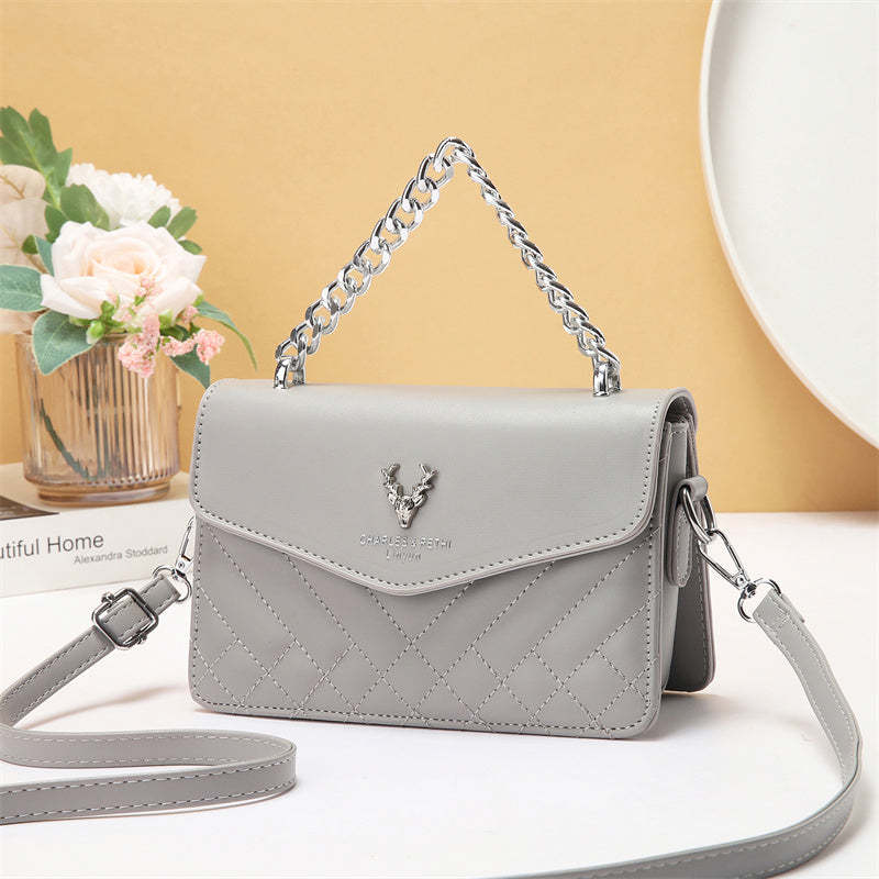 Quilted Mini Bag - Retro Style Casual Handbag 5 Quilted Mini Bag - Retro Style Casual Handbag - Image 5