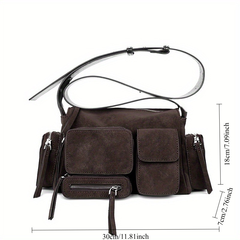 Women's Multi-Pocket Shoulder Crossbody Bag 2 Women's Multi-Pocket Shoulder Crossbody Bag - Image 2
